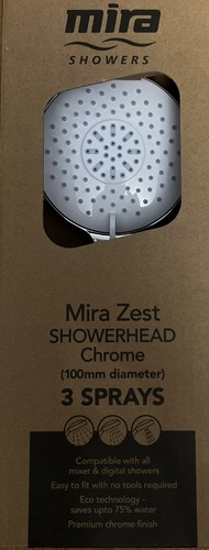 Mira shower head chrome finish - mira,